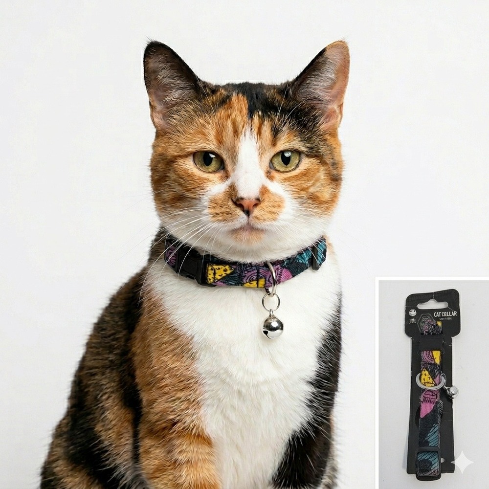 Disney Nightmare Before Christmas Sally Cat Collar Bell Breakaway New NBC Sally